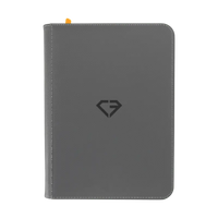 9-vaks Toploader Binder Grijs (Card-Binder.com)