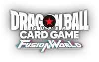 het logo van dragon ball super card game fusion world