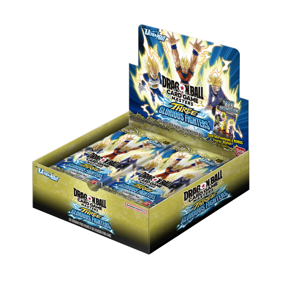 B30 - Three Glorious Fighters Booster Box met iconische strijders en innovatieve gameplay.