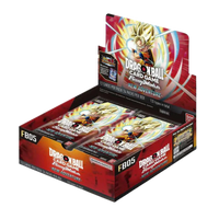 FB05 - New Adventure Booster Box met Dragon Ball Super kaarten in een aantrekkelijke display.
