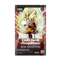 FB05 - New Adventure Booster Box met Dragon Ball Super Card Game Fusion World in een 12-card booster pack.