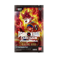 FB02 - Blazing Aura Booster Box van Dragon Ball Super TCG met krachtige kaarten en nieuwe personages.
