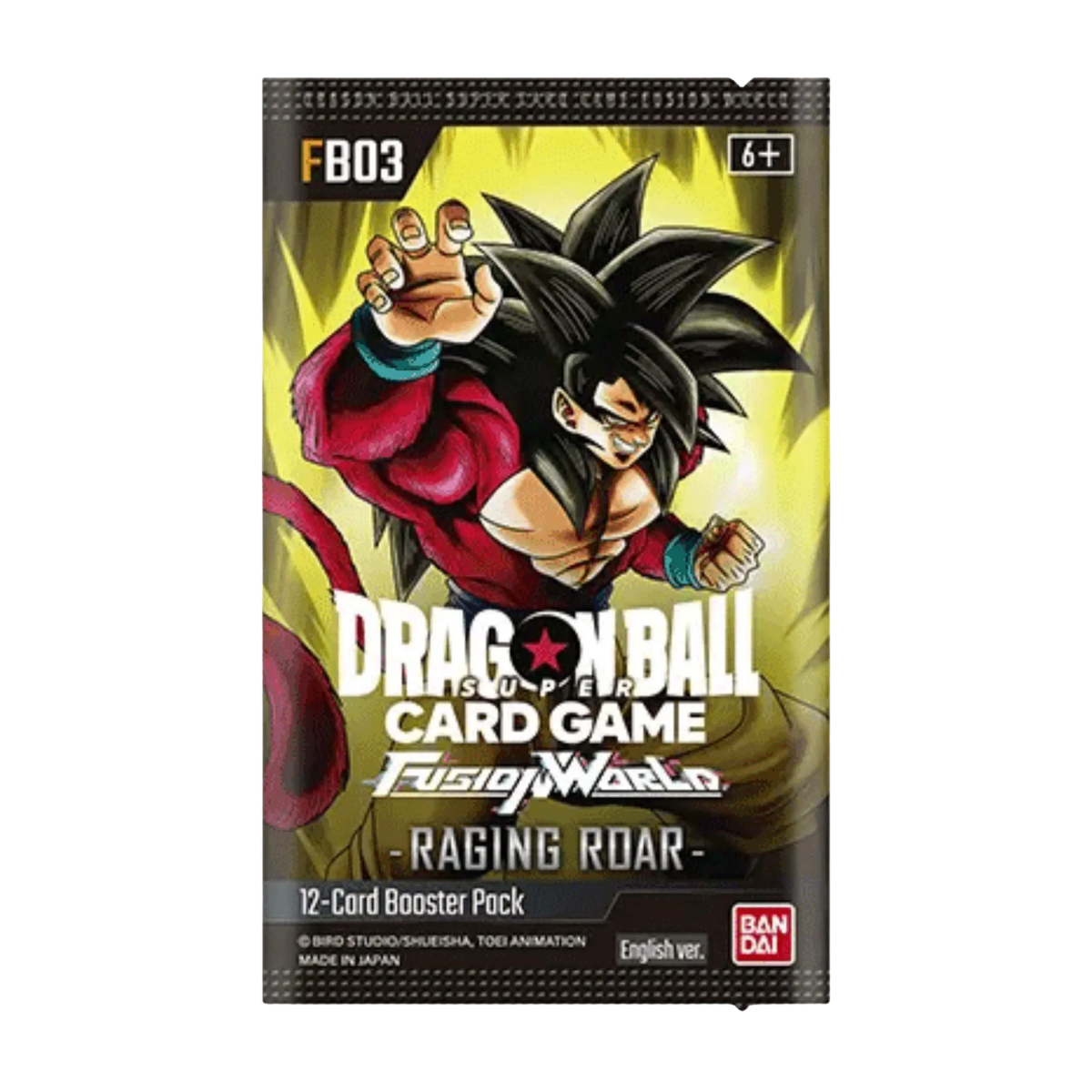 FB03 - Raging Roar Booster Box met Dragon Ball Super Card Game Fusion World thema