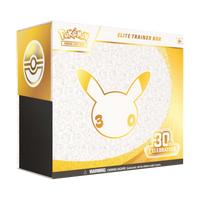 30th Celebration Elite Trainer Box met Pikachu, ter ere van 30 jaar Pokémon viering.