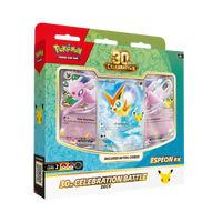 30th Celebration Battle Deck - Espeon, inclusief 60 foil kaarten met Espeon ex en Victini.