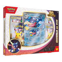 30th Celebration Greninja ex Box met promokaarten en booster packs uit de Pokémon Trading Card Game