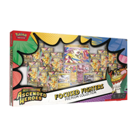 Asended Heroes Focused Fighters Premium Collection (kleine beschadiging) (1) met Pokémon kaarten en booster packs