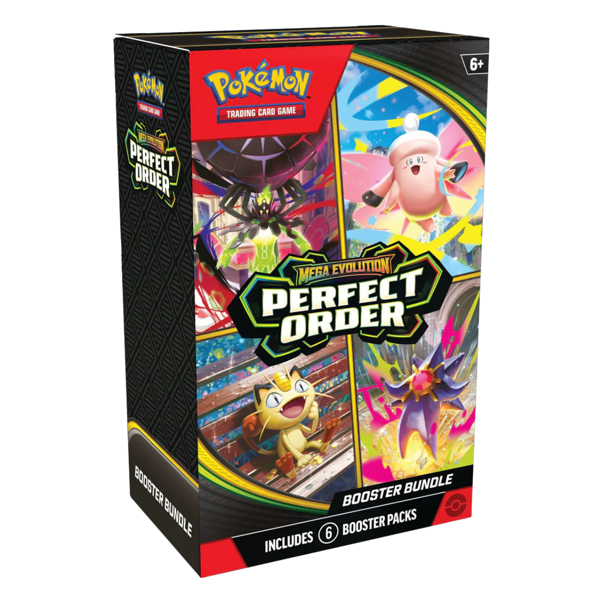 Perfect Order Booster Bundle - Pokémon TCG met 6 booster packs, ideaal voor spelers en verzamelaars.