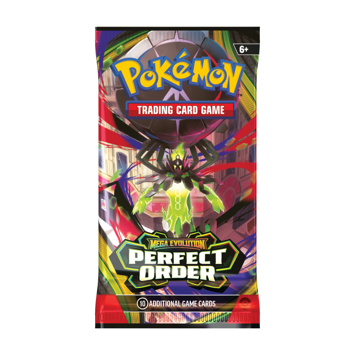 Perfect Order Booster Pack van Pokémon TCG met Mega Zygarde op de voorkant.