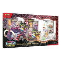 Paldean Fates Great Tusk ex & Iron Threads ex Premium Collection