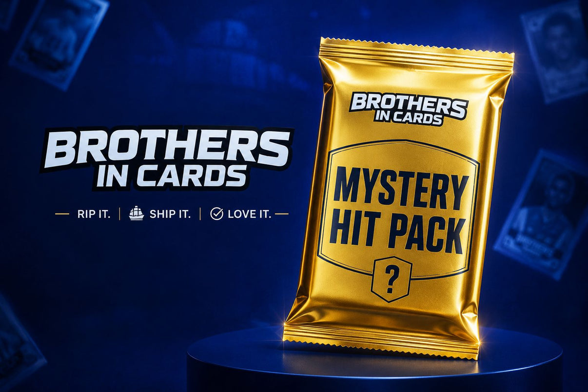 [LIVE] Mystery Hit Pack (1) verpakt in goud folie, onderdeel van de livestream op Twitch.